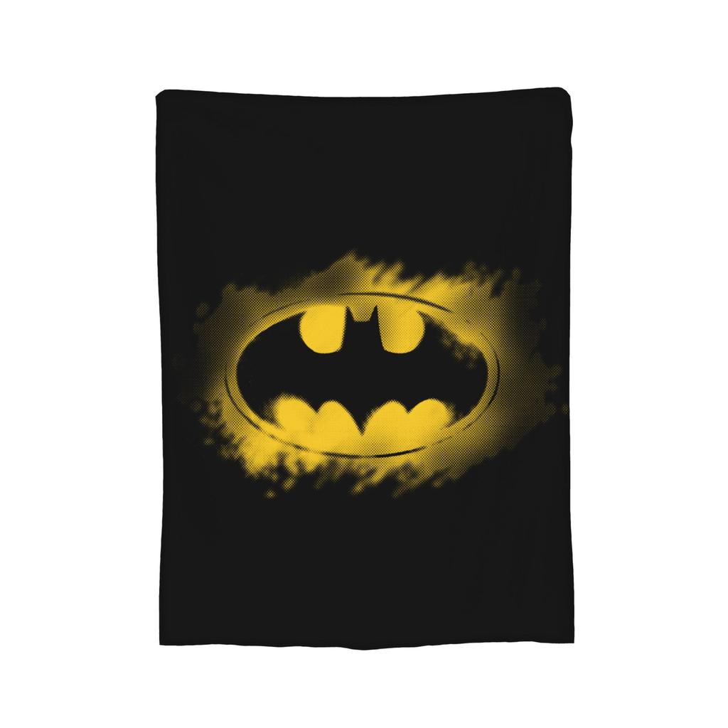 Batmans Symbol Blankets Flannel Funny Breathable Throw Blanket for Bedspread Autumn/Winter,
