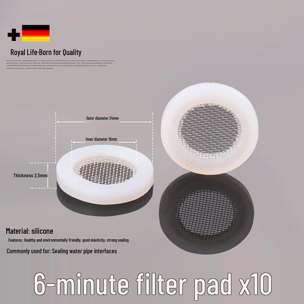 1-Inch Silicone Rubber Gasket Ring for Water Heaters and Pipes - 4-Minute Seal Flat Gasket