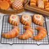 1PCS New Simulation Toast Slow Rebound Decompression Pinch Simulation Bread Holiday Gift Creative Gifts