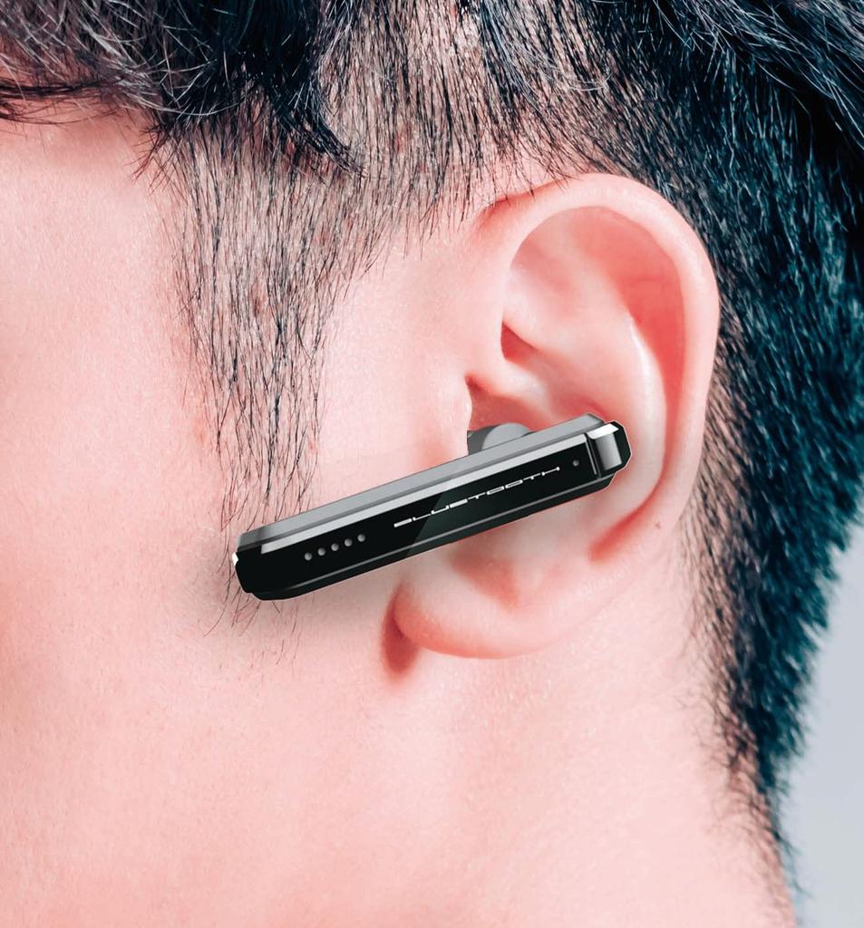 Kashimura NBL-119 Bluetooth Earphone Microphone with Dual Microphones for Clear Communication