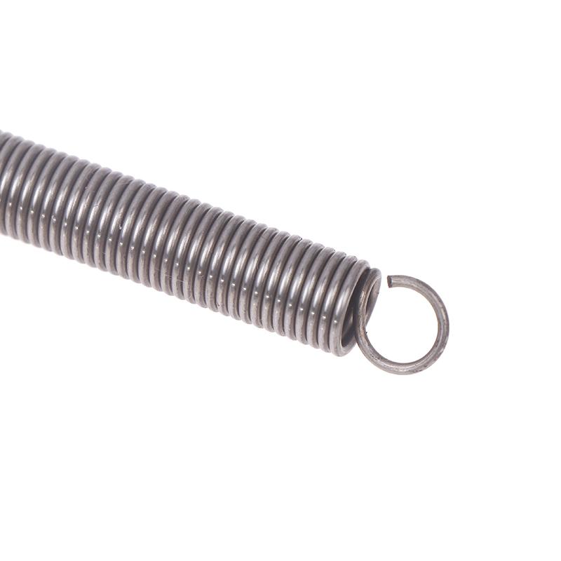 1 szt. Sprężyna naciągowa przedłużająca Sprężyny Stalowe Haczyk Sprężyna rozprężna Średnica drutu 1,0 mm Średnica zewnętrzna 8 mm Długość 30 mm - 300 mm Różne rozmiary