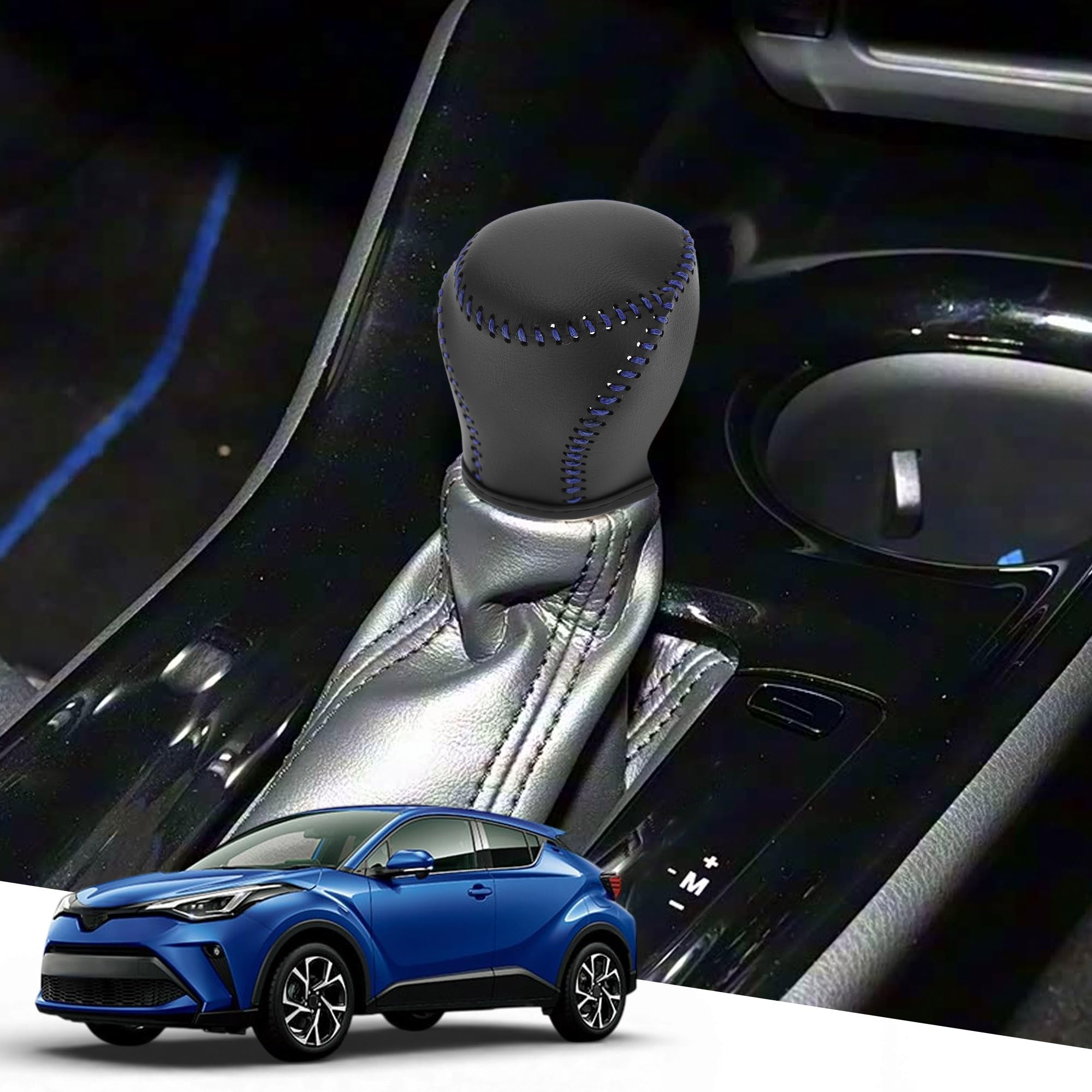 

FUELHOOD Совместимо с Toyota C-HR Z YX10 NGX50 Ручка переключения передач C-HR синий