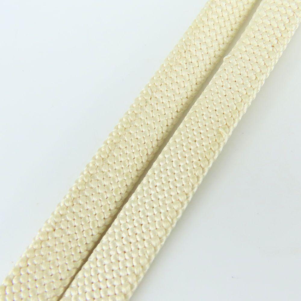 Used Vintage Japanese Kimono  Band tightening Pure silk Ivory Purple Aperture