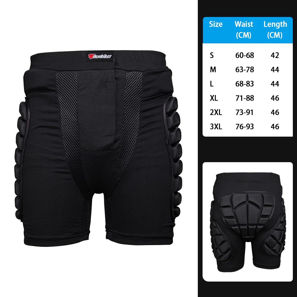 Motorcycle Riding Pants Anti-fall Motorbike Shorts Shock-absorbing Outdoor Sport Protective Gears Thigh Hip Protection Pants
