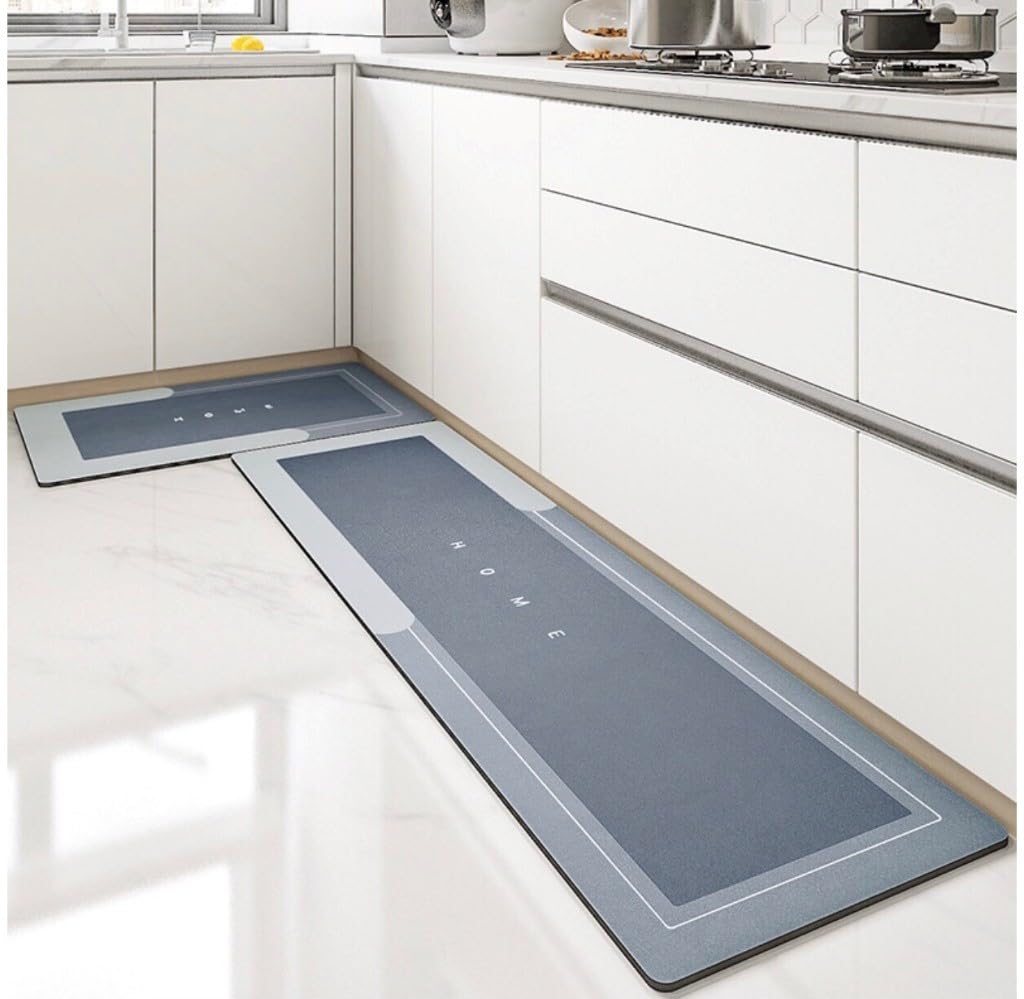 Modern Minimalist Diatomaceous Bathroom Mat Super Absorbent Non Slip Bathroom Floor Mat For Home Entrance Quick Dry Door Mat