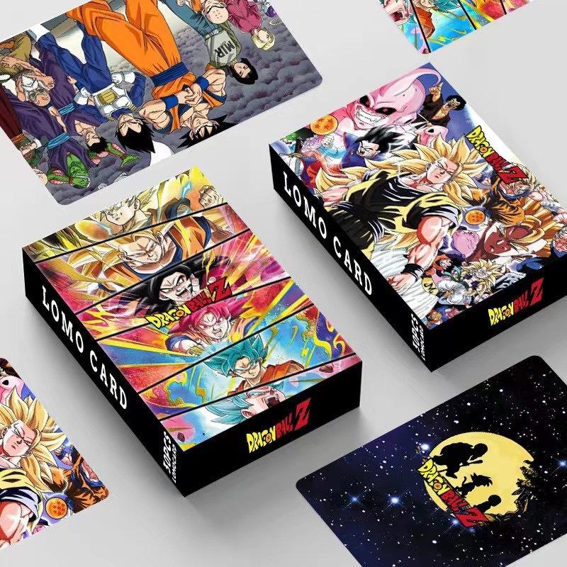 30 Cards Around The Anime Collection Super Sayajins Dragon Ball Z / Gt / Super Goku Lomo Card Boxed Children's Toy Gift