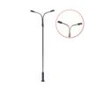 10pcs HO Scale 1:100 Two-heads Model Street Light Lamps Model Trains 3V 10cm LED Street Lights DIY Railway Layout Accessories