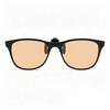 Fold-up Gaming-Specific Anti-Blue Light Clip-Ons Ultra-Lightweight Eye Protection Eyewear (Tea Purple and Blue Lenses)