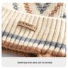 Stilvolle Retro-Strickwollmütze für Kinder für Herbst und Winter - Warm, Vielseitig, Winddicht und Ohrenschützend. Geeignet für Jungen und Mädchen.