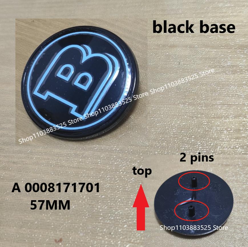 1pcs 38/57mm Car Front Hood Emblem Badge Bonnet For BRABUS W204 W205 W207 W206 W177 W212 W213 W221 W246 GLA GLC CLA Accessories
