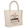 Beach Bag - PLANETEE - Insulated Laurine's Love Bazaar - Natural Cotton - Large Capacity - Printed In France
