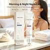 Collagen Fullerene Neck Cream Roller Massager Firming Tightening Eliminate Double Chin Hydrating Reduce Neck Fine Lines 50g
