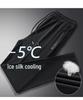 Calças Casuais de Verão Leves de Seda Gelo Masculinas S-6XL – Elásticas, Grandes, Ajuste Solto