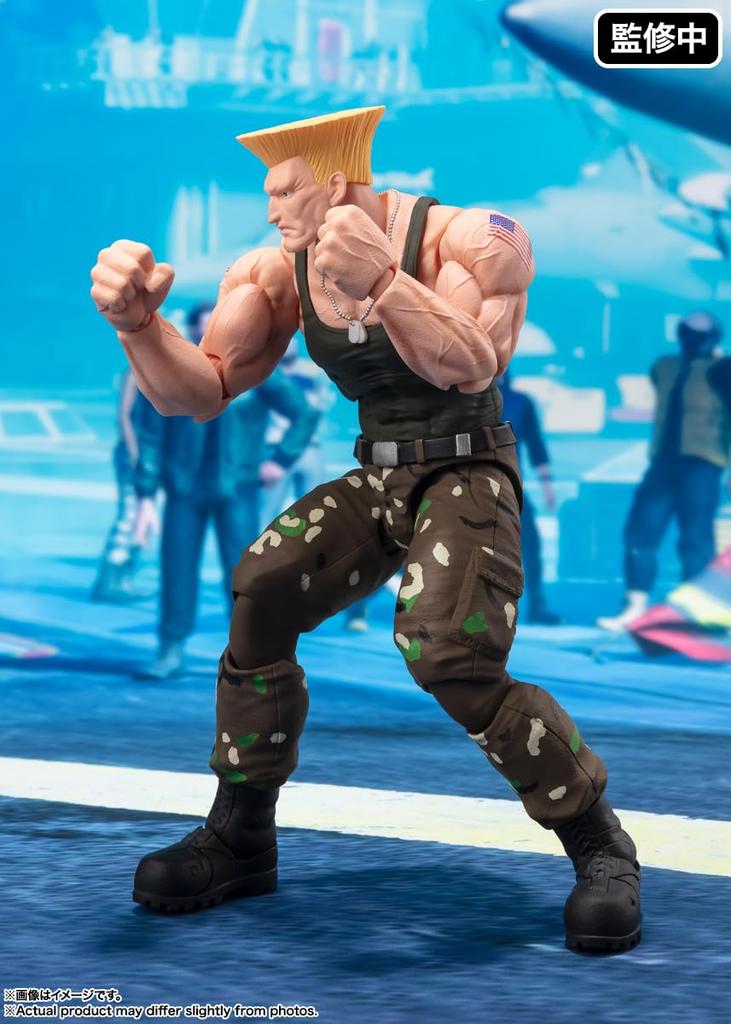 TAMASHII NATIONS Street Fighter Series Guile 160mm Painted Movable Figure S.H.Figuarts -Outfit 2- Approx. ABS&PVC