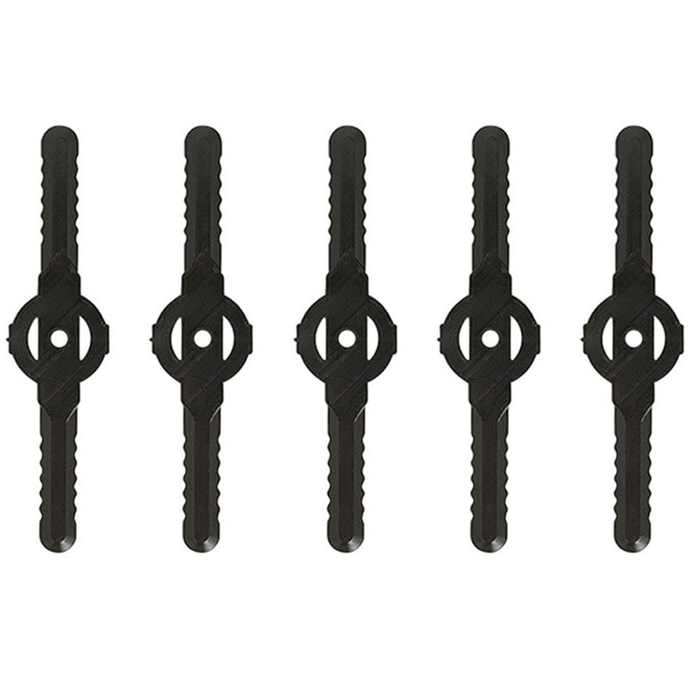 8Pcs Lithium Mower Head Blade Grass Trimmer Saw Blade Plastic Metal Lawn Mower Head Blade Cordless Grass String Trimmer Cutter