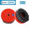 Cleaning Tool Grinding Tool Polishing Tool Brush Abrasive Brush Antique Brushes Nylon Brush 36 3000 4inch 110mm Red Color