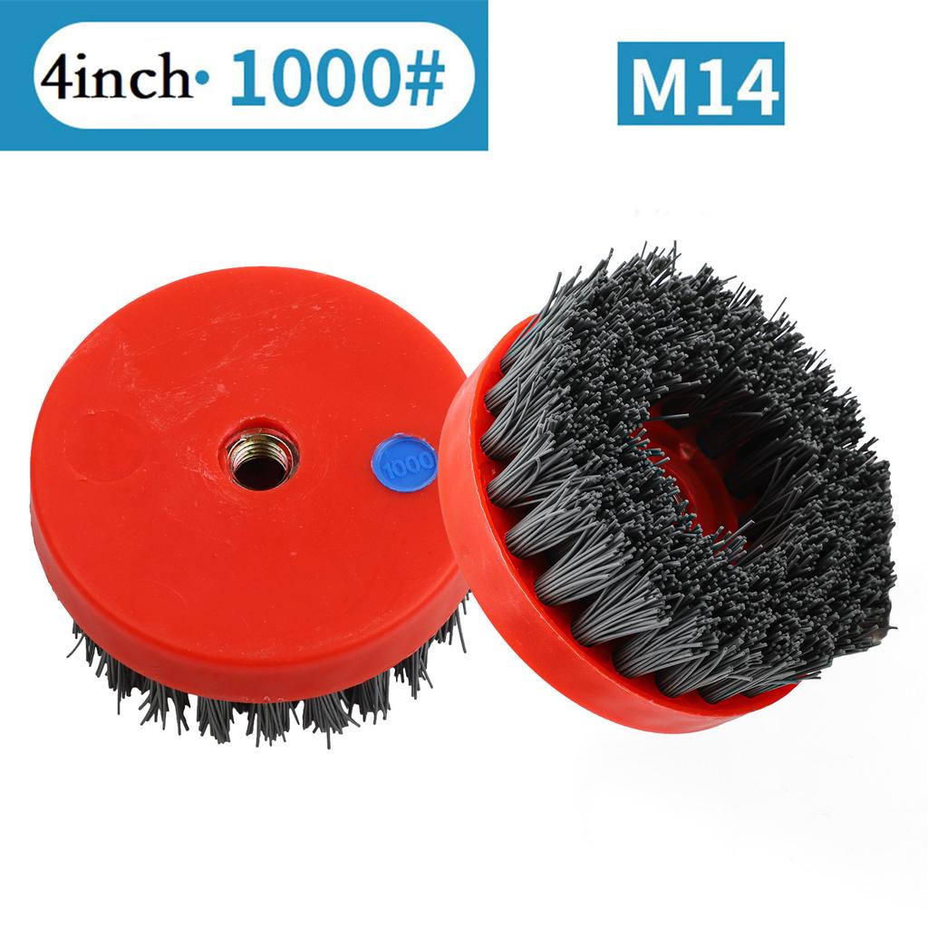 Cleaning Tool Grinding Tool Polishing Tool Brush Abrasive Brush Antique Brushes Nylon Brush 36 3000 4inch 110mm Red Color
