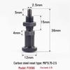 Stainless Steel/Carbon Steel Indexing Pin: Knob Plunger, Self-Locking, Re-Locking, Fine Thread, Complete Specifications