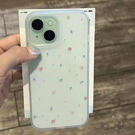 Frosted Dopamine Butterfly Case for Apple 17/16 Pro Max - Transparent & Simple Design for 15/14 Pro