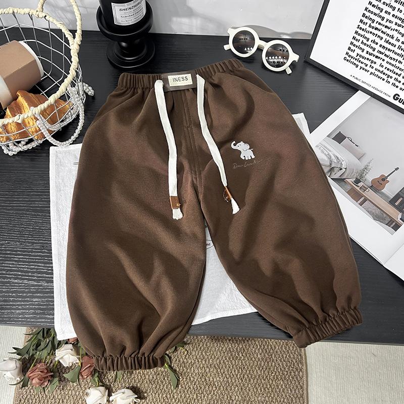 Baby Boys Girls Sweatpants Children Autumn Long Pants Kids Spring Sport Solid Color Trousers Infant Panties Toddler Bottom