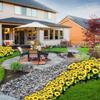 Solar Powered LED Solar Sunflower Lights Waterproof LED Light Landscape Lamp Simulation Design Outdoor Deco Flower Light