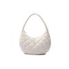 Polyester Cloud Bag, Dumpling Bag, Shoulder Bag, Handbag, Crossbody Bag Large Women's White Casual 3ABQL0936-43CRP