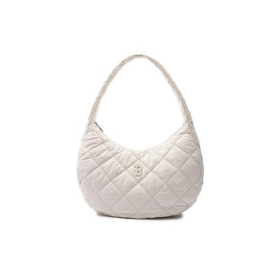 Polyester Cloud Bag, Dumpling Bag, Shoulder Bag, Handbag, Crossbody Bag Large Women's White Casual 3ABQL0936-43CRP