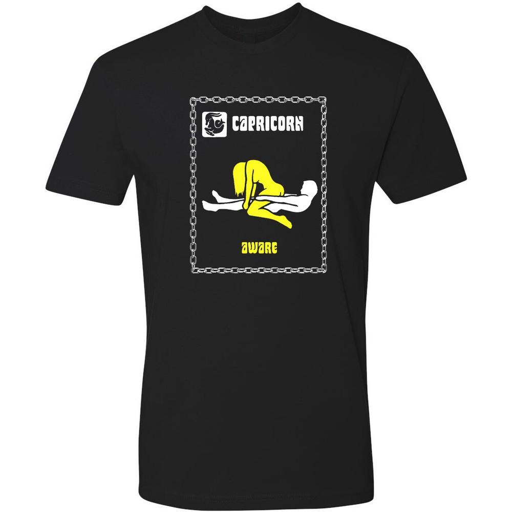 Retro Novelty Tee T Shirt Erotic Astrology Zodiac Capricorn 70s Van Tattoo Unisex T-Shirt