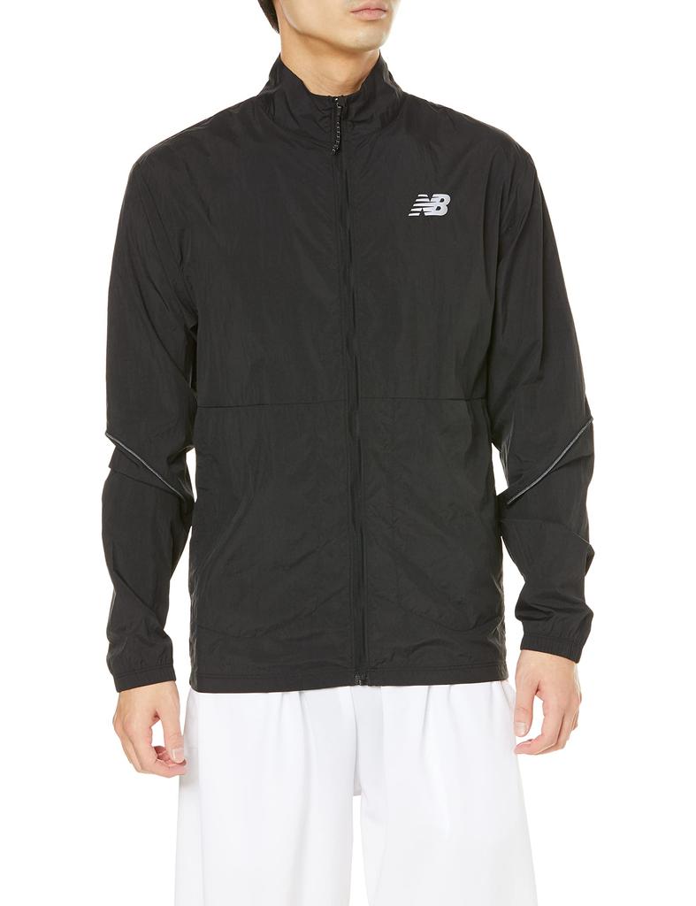 New Balance Men's Impact Woven Run Jacket (MJ21264) Black (BK) Size M