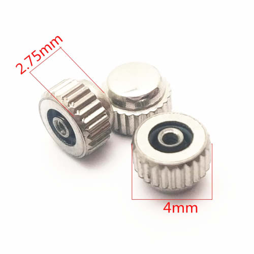 Stainless Steel Watch Crown, Metal Watch Movement Crown Repair Part for 7009 8200 46941 46943