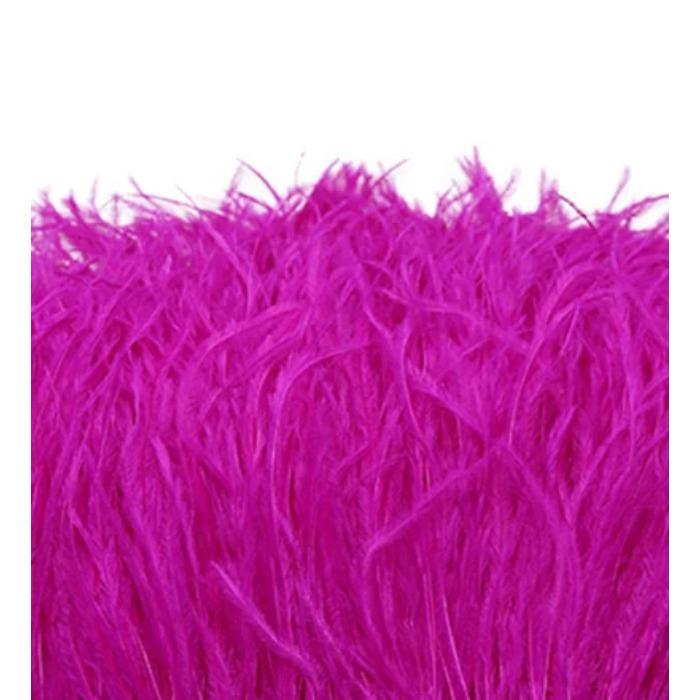 FeatherBeatiful 1meter Black Ostrich Feathers Trim Cloth Sideband Ostrich Feather Trims Clothing Wedding Feather Ribbon Sewing Decorati