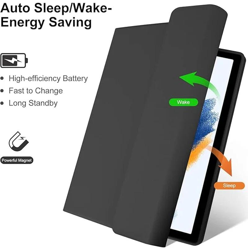 Etui Dla Redmi Pad Pro Poco Pad Etui 12,1" Inteligentne Pokrowiec z Klawiaturą Bluetooth Dla Redmi Pad Pro 12,1 Cal Funda