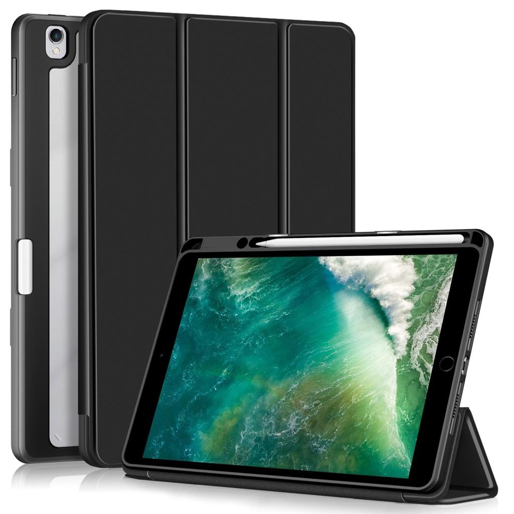 Case for iPad 10.2 (2019)/(2020)/(2021)/iPad Pro 10.5-inch (2017)/Air 10.5 Inch (2019) Tri-fold Stand Leather Cover