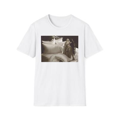 Woman On Pillows T-Shirt | Sepia Boudoir Photo Tee