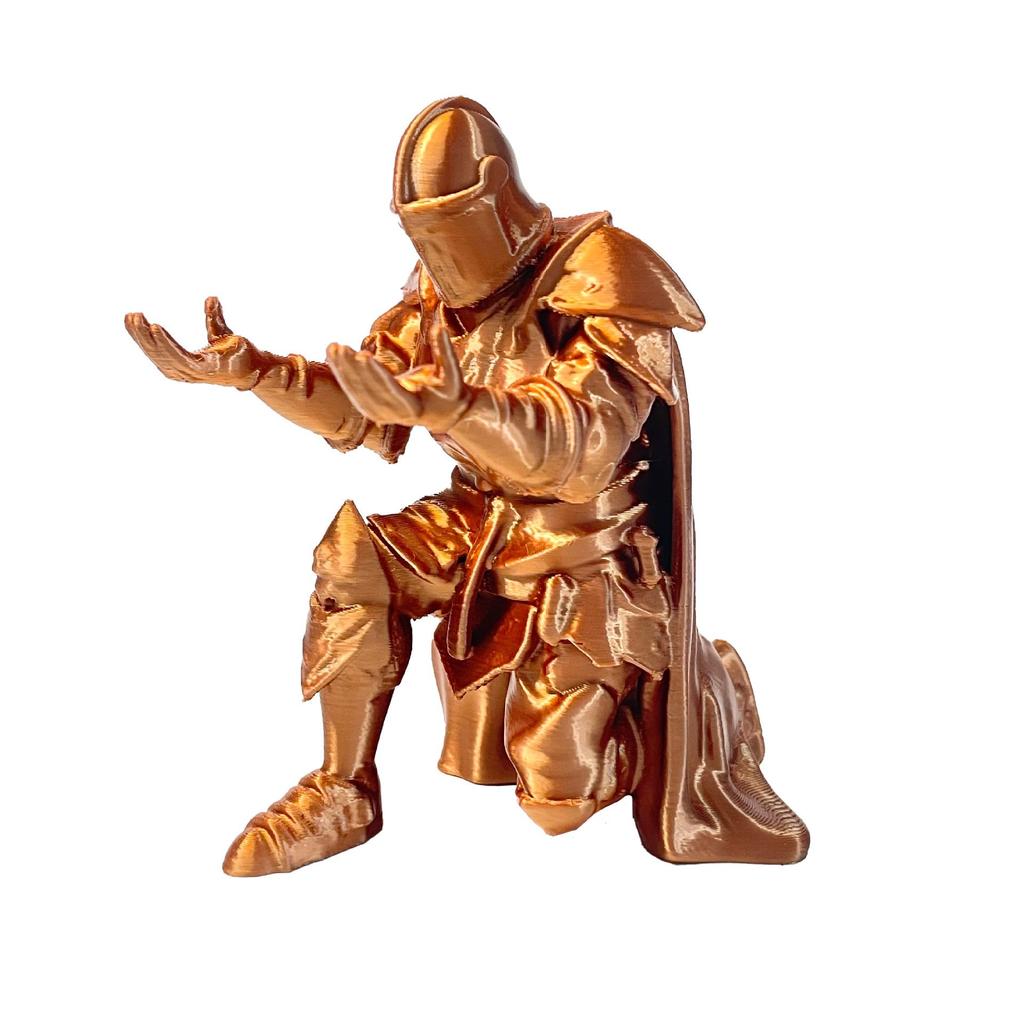 3D Printed Executive Knight Pen Holder - Armor Hero Desktop Decor Ornament