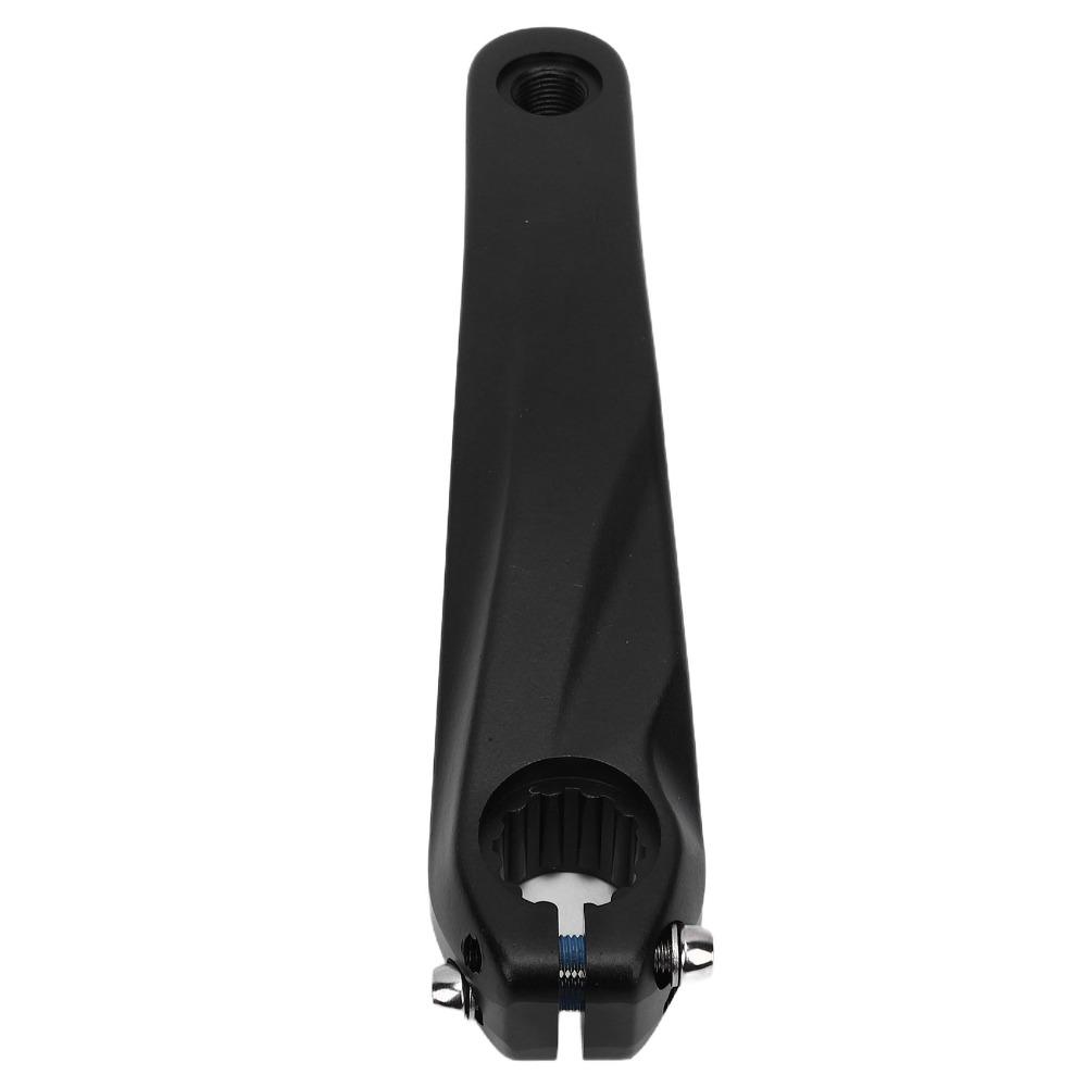 Black Bicycle Left Crank Arm for Prowheel 12 Spline Crankset Bike Repair Upgrades