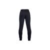 Under Armour Kids  Knitted Sports Pants Solid Color Fleece Cuffed Kids Bottoms Black 1357634-001