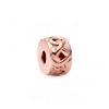 Sparkling Rose Gold Heart Winged Angel Pet Cat Charm Beads Fit Bracelets DIY Jewelry Gifts for Her