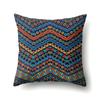 Ethnic Style Colorful Boho Polyester Pillowcase Car Decoration Home Printed Waist Pillowcase