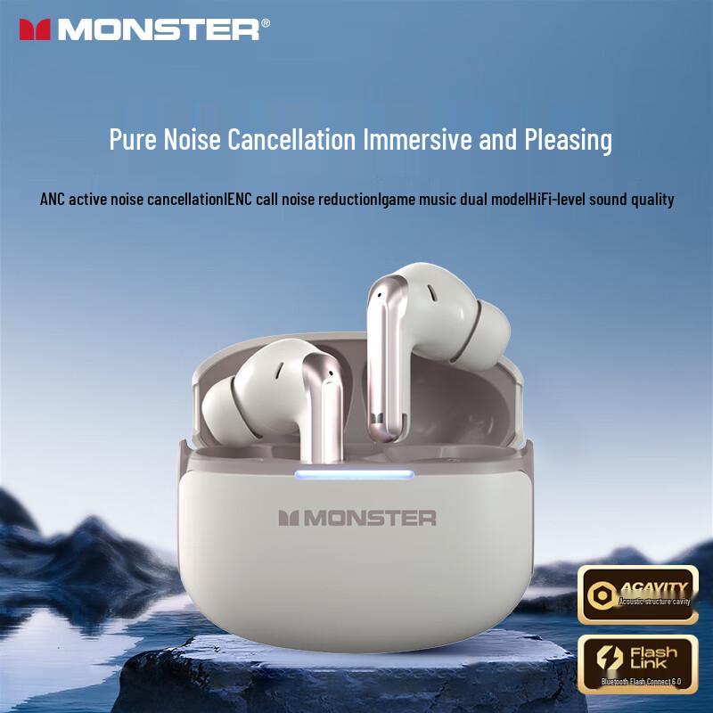 

Monster Wireless Earphones: Sport, Open-Ear & ANC Models