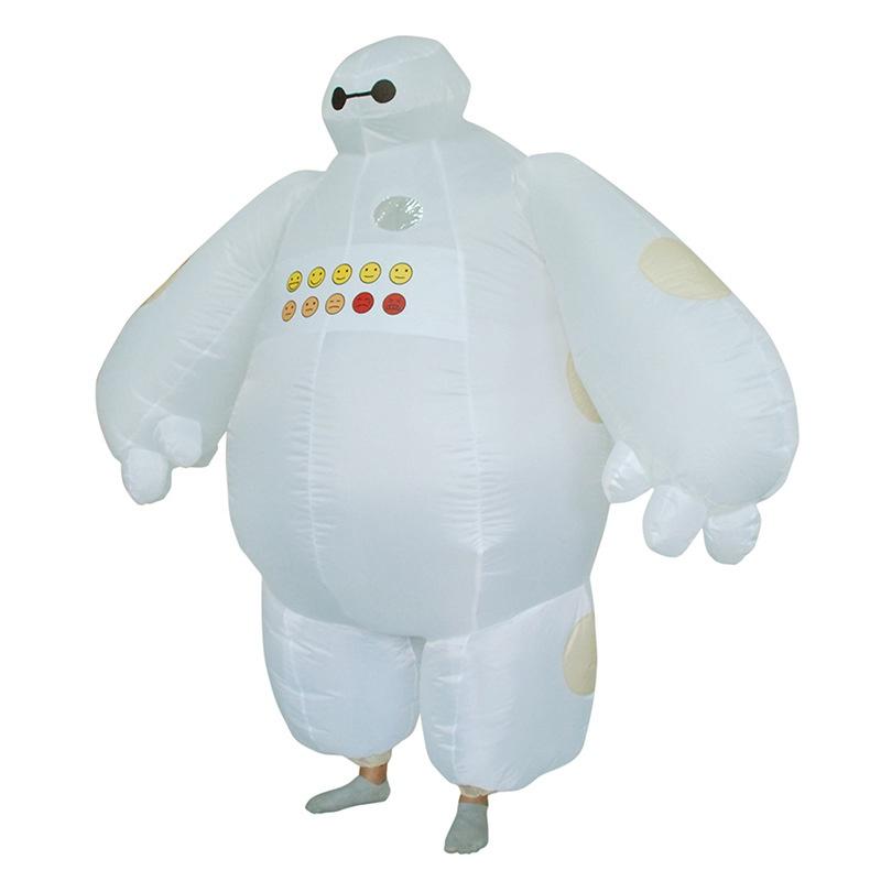 Prémiová kvalita Pánský nafukovací kostým maskota Baymaxe z Big Hero 6 Kostým na maškarní ples Cosplay