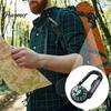 Backpacking Compass 1/2Pcs Pocket Survival Keychain Hiking Lightweight Handheld Directional Guidance Tool with Precise Portable Navigation First