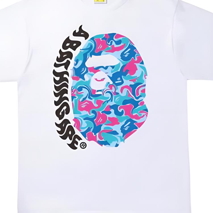 A Bathing Ape Camiseta Cabeça Masculina 1i30-110-076