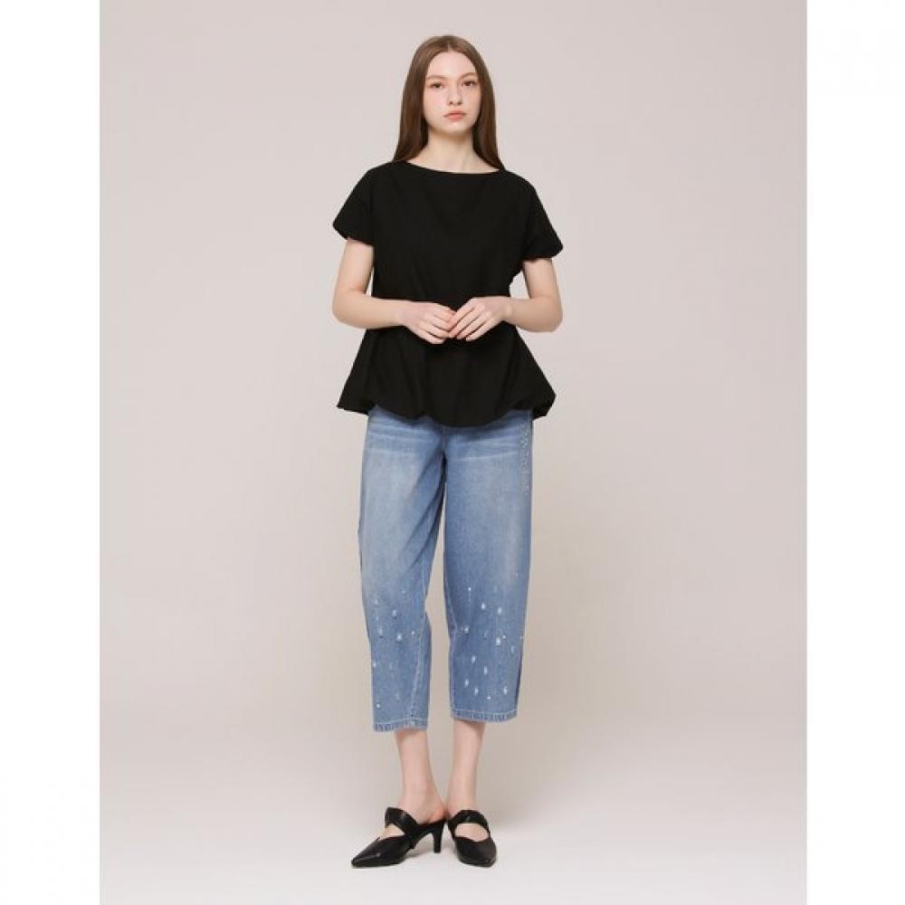 SON JUNG WAN Curved Denim Pants Zjl6161141