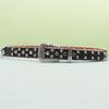 European Style Punk Skull Belt with Rhinestones - Unisex Rock Fashion Accessory