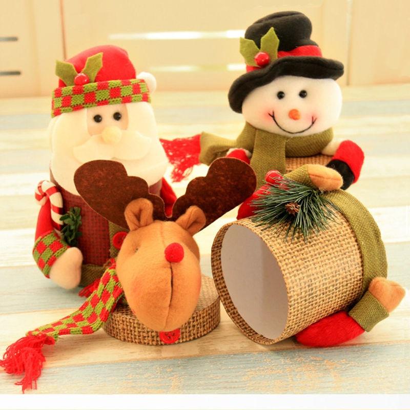 Christmas Snowman Santa Candy Filler Xmas Party Storage Bottle Decor Box Gift YG Christmas Snowman Santa Candy Filler Xmas Party Storage Bottle Decor Box Gift YG