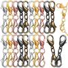 50pcs Metal Double Head Lobster Clasp Extension Claw Connector Suitable for Necklace Bracelets DIY Jewelry Making Accessories