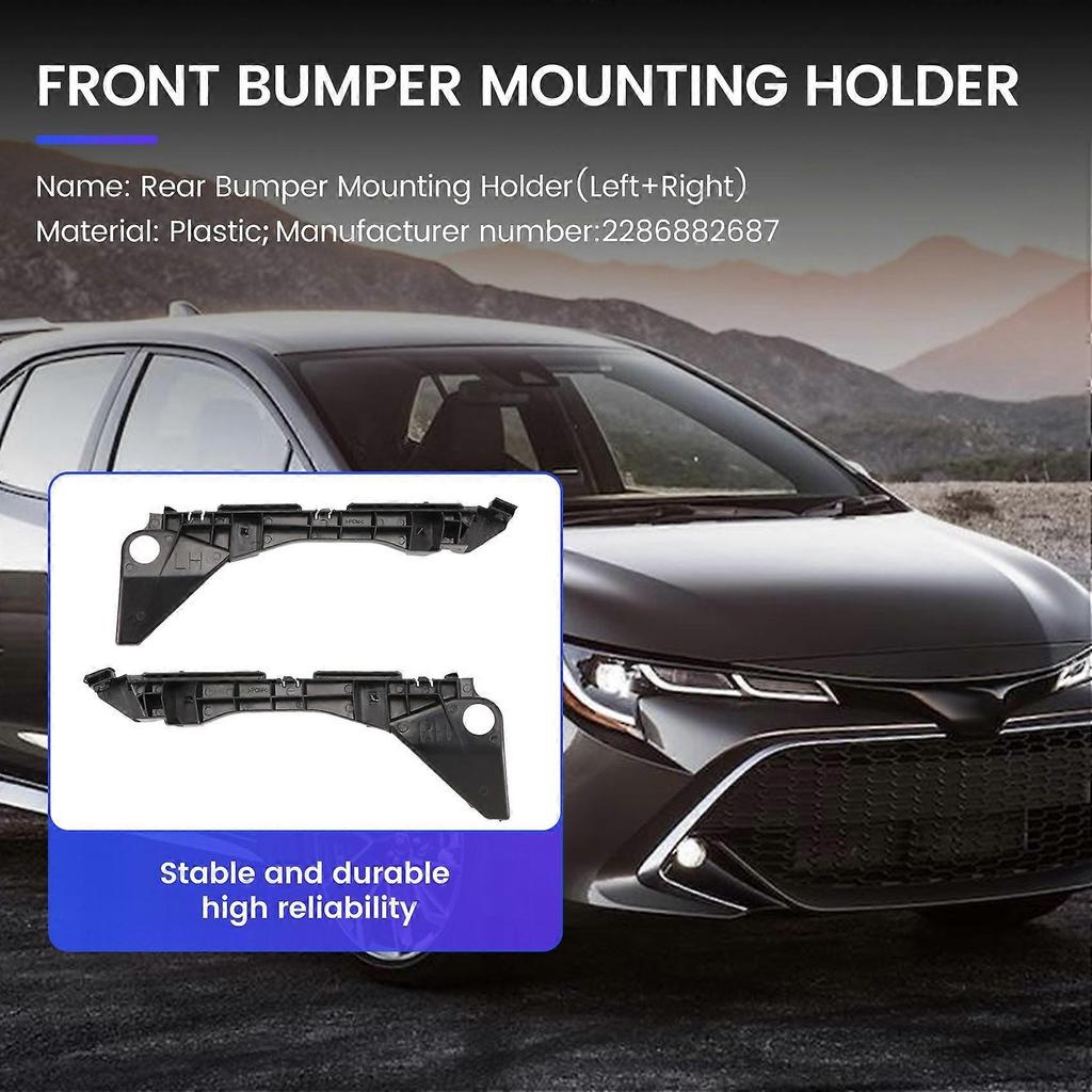 2Pc Front Bumper Mounting Holder for Toyota Corolla E12 Hatchback 2003-2006 Front Bumper Bracket 52536-13020 5253602020