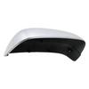 Silver 1 Pair Car Door Rearview Mirror Caps Covers Without Light Bezel Fit For Honda Fit Jazz 2009 2010 2011 2012 2013