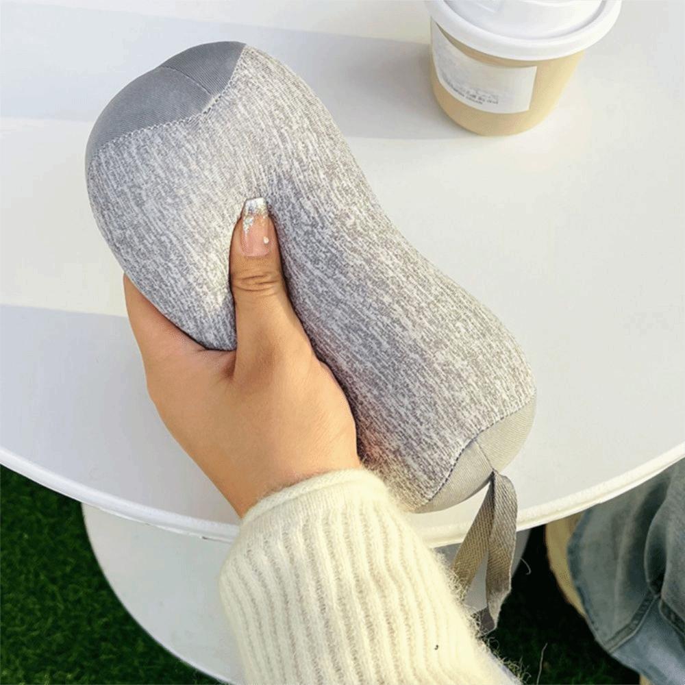 Weiches Mini-Nackenkissen Hohe Rückfederung Schrumpffestigkeit Nickerkissen Atmungsaktiv Anti-Falten Büro-Schlafkissen Geschäftsreise